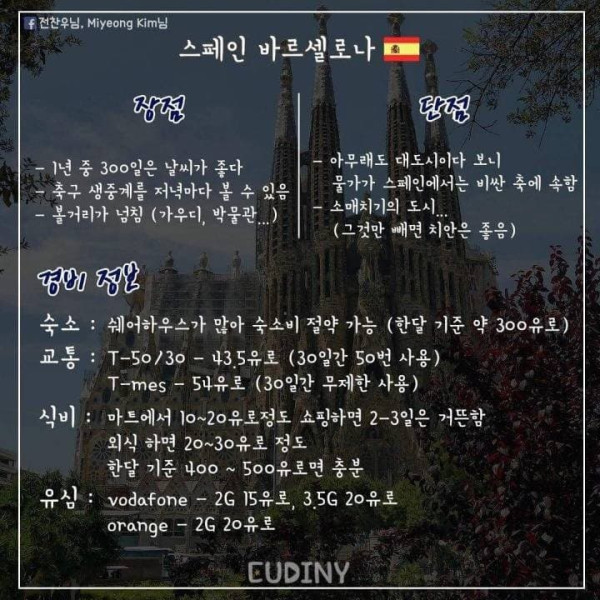 유럽에서 한달살기 팁