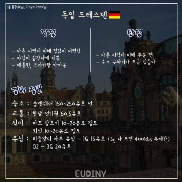 유럽에서 한달살기 팁