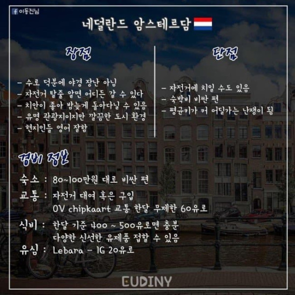 유럽에서 한달살기 팁