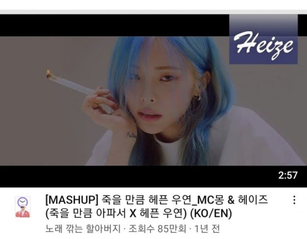 논란중인 비슷한 노래