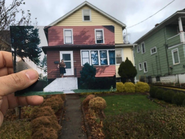 같은 장소 다른 시대에 사진들