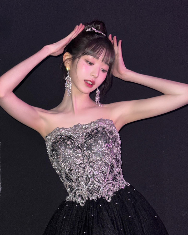 블랙드레스 아이브 장원영