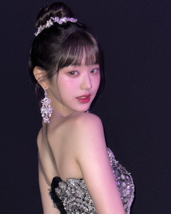 블랙드레스 아이브 장원영