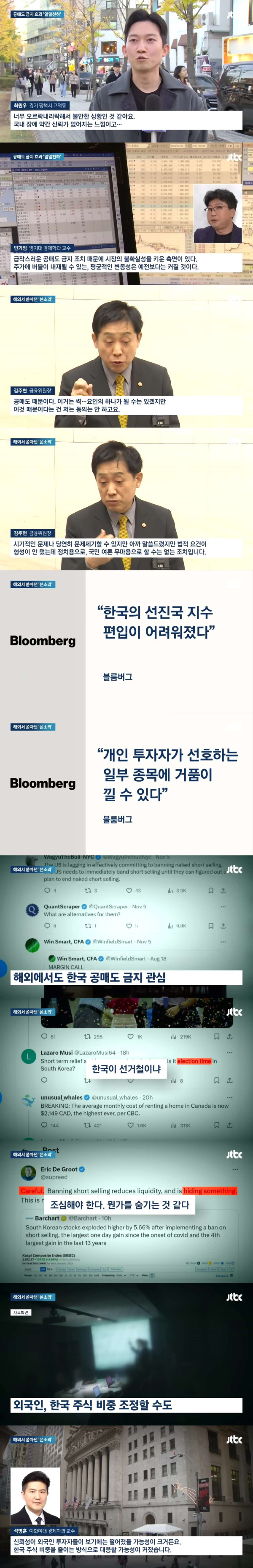 신뢰성이 떨어졌다는 외국인 투자자들
