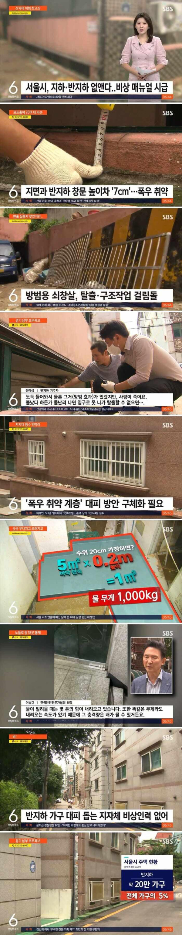 반지하가 사라지기 힘든 이유