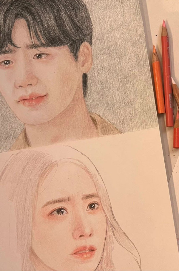 드라마 <빅마우스> 창호 미호 팬아트