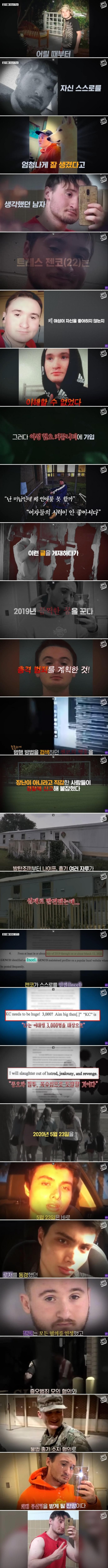 자신이 잘생겼다고 믿은 남자의 최후