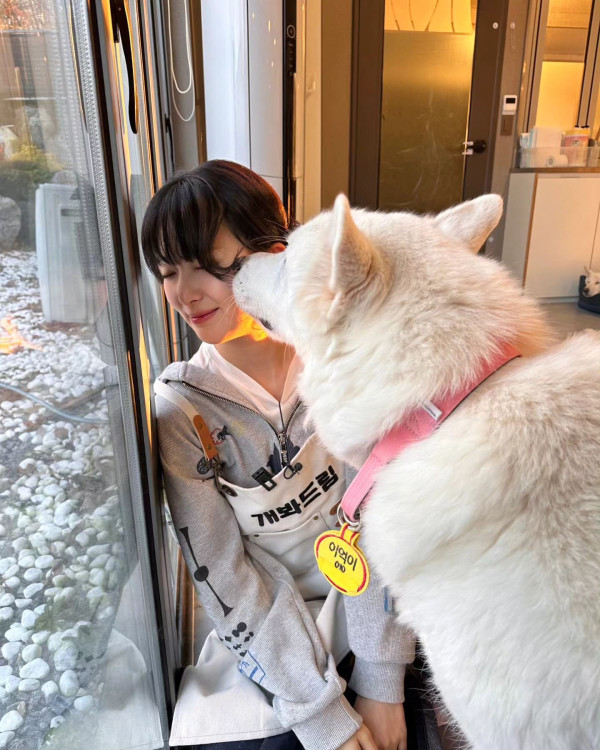 레드벨벳 슬기와 댕댕이