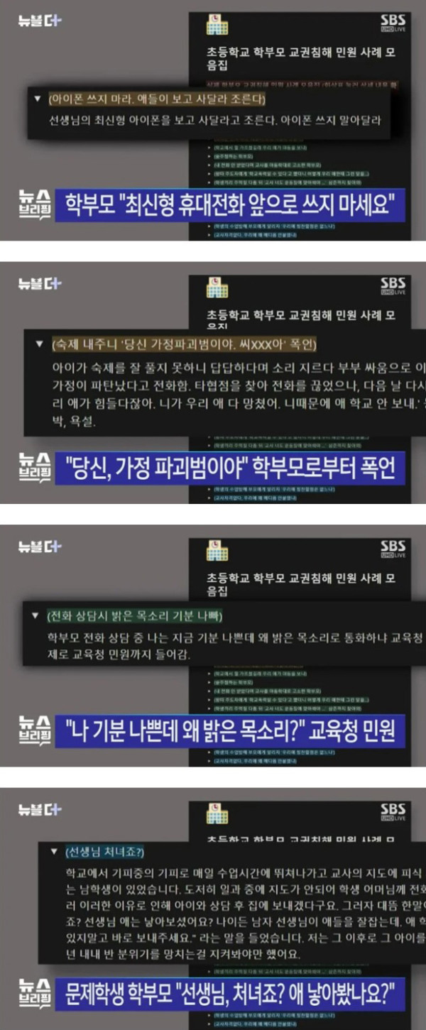 상상 초월 학부모들