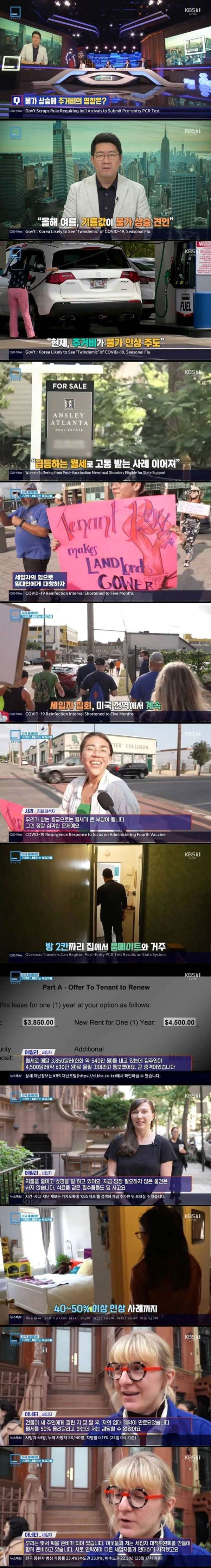 미국 뉴욕의 월세 상황