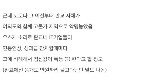 점심값이 가장 폭등한 지역