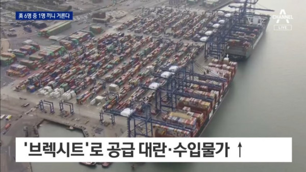 현재 영국 물가상황 근황