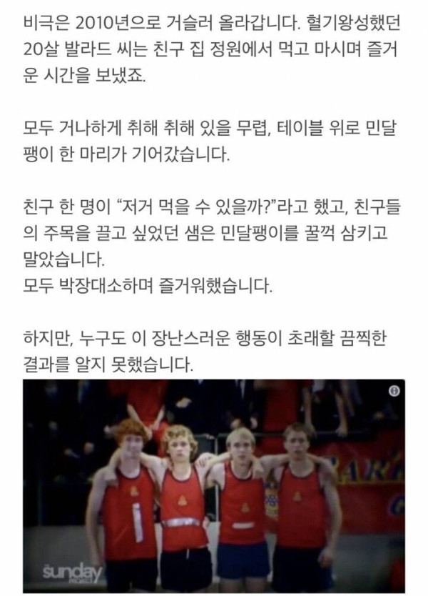 민달팽이 먹은 충격적인 결과