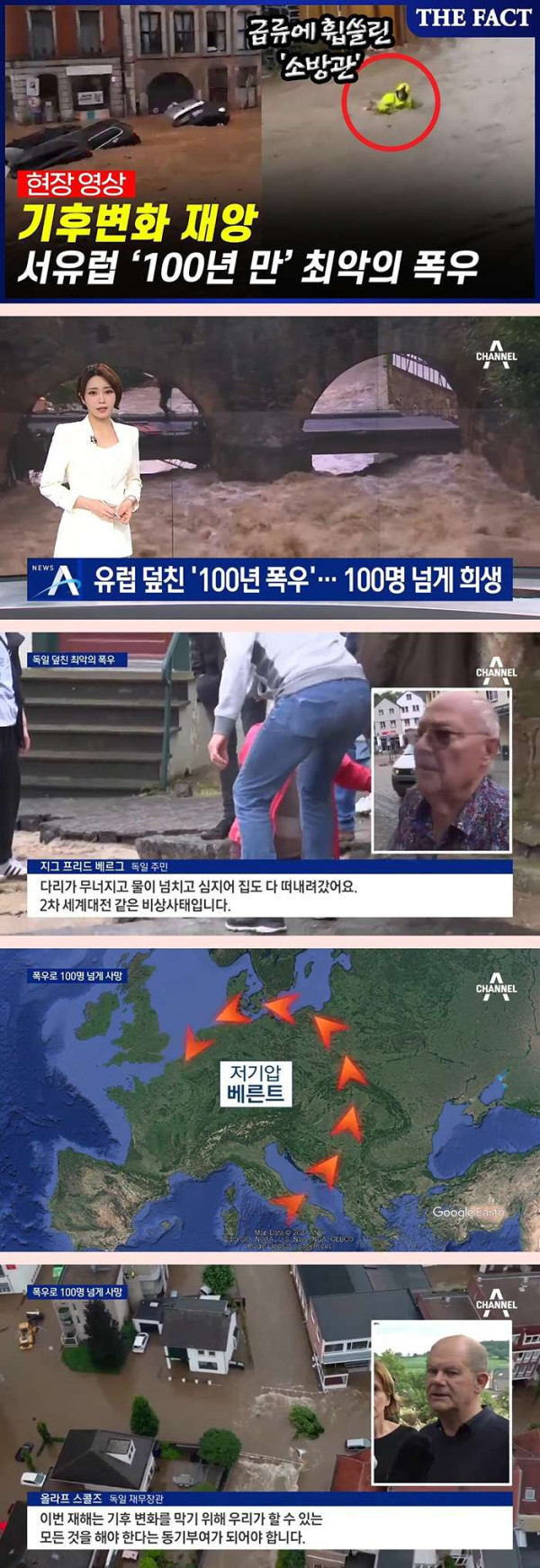 기후변화로 인해 나타나는 파급효과들