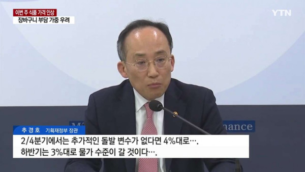식품 가격 줄줄이 인상