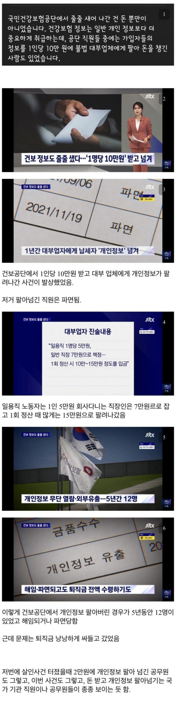 국민건강보험공단 근황