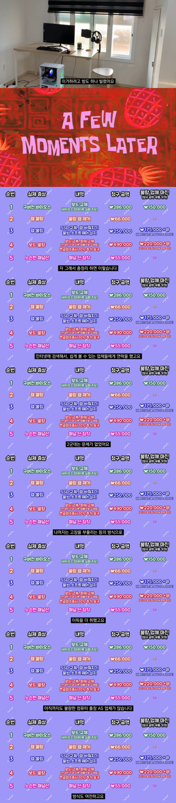 아직도 성행하고 있는 컴퓨터 출장 AS 사기