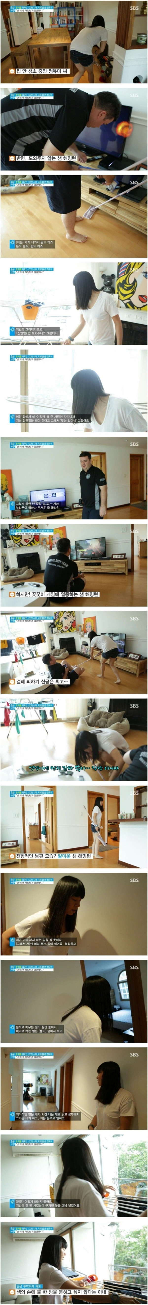 샘해밍턴 집안 특징
