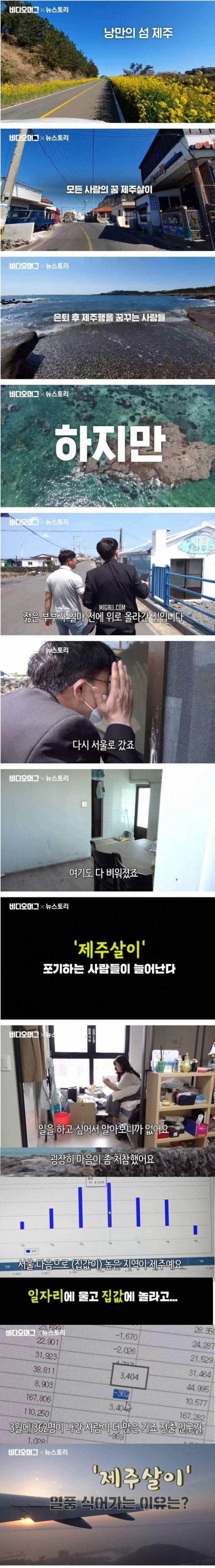 제주살이 열풍이 식은 이유