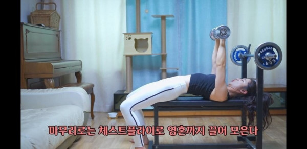 가슴이 커지고 싶어서 헬스를 시작했다..