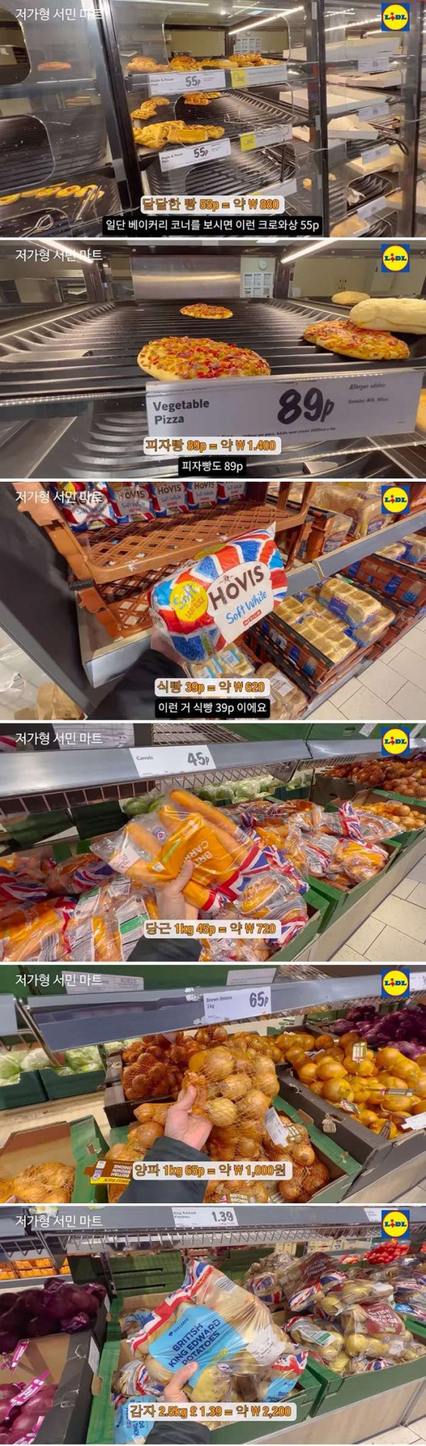 경제 나락가고 있다는 2023년 영국 물가