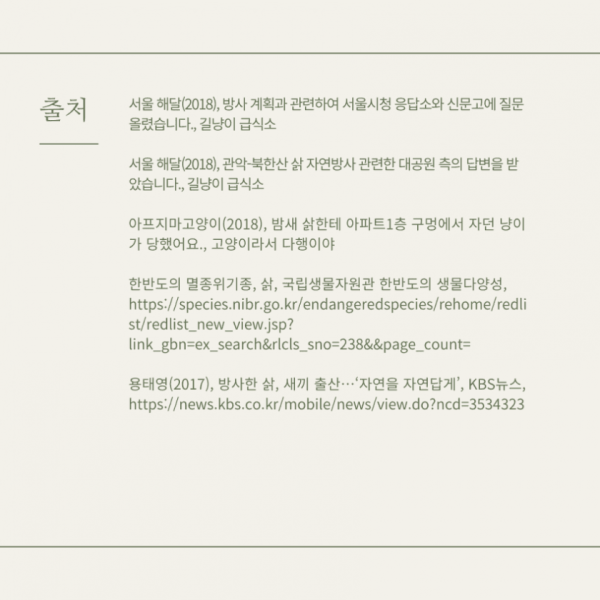 우리나라 토종 멸종위기종인 삵이 복원 불가능한 이유