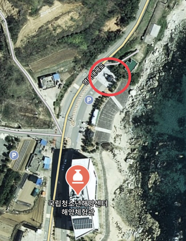 영덕에 있는 영덕대게 동상