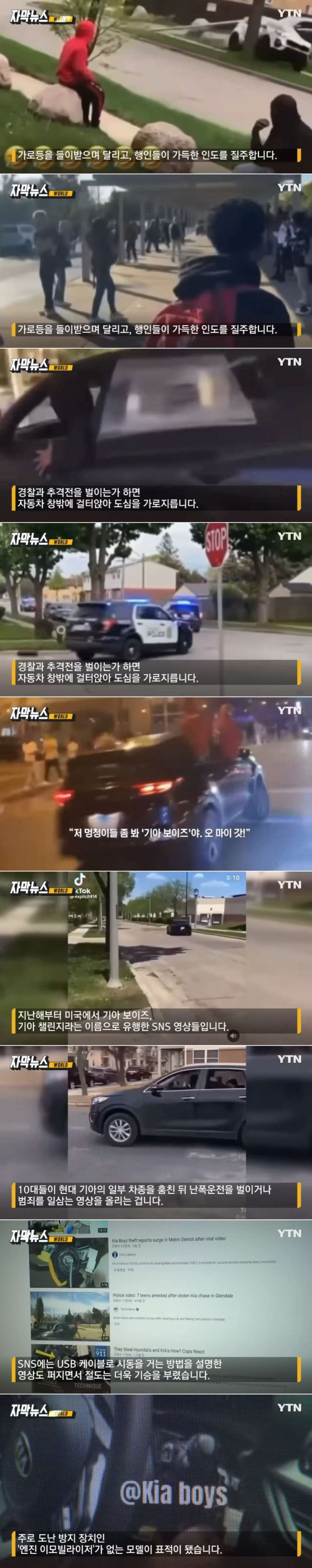 미국에서 현대와 기아차가 겪고 있는 위기