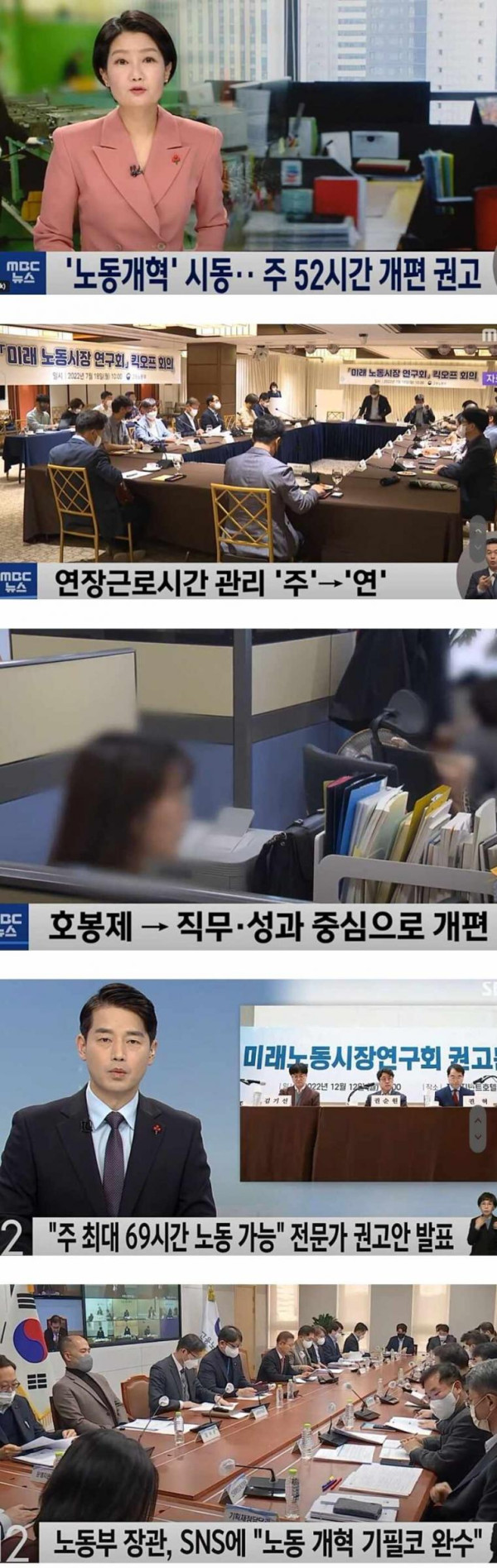 노동 시간 근황