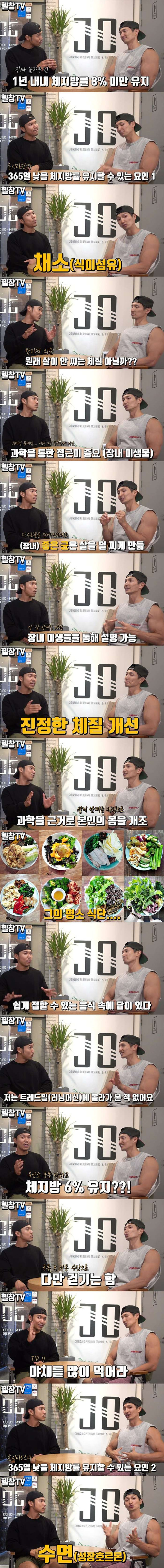 탄수화물 안먹는 바디빌더 몸