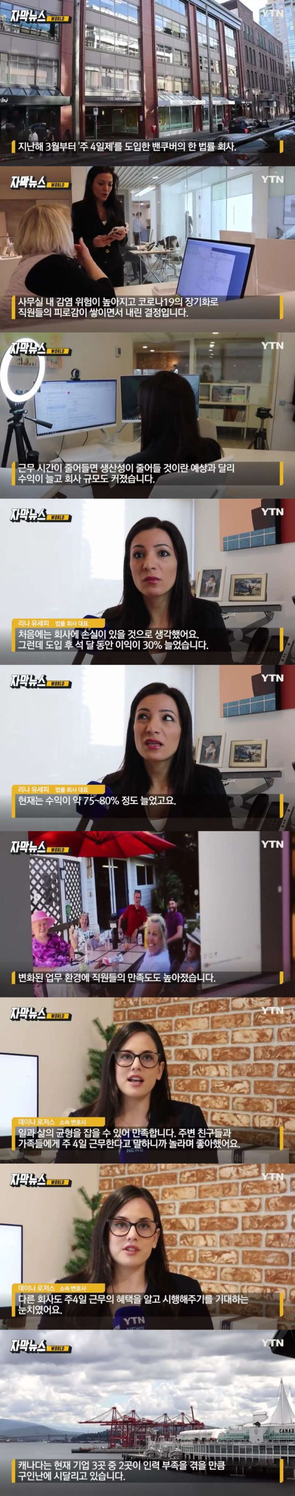 캐나다의 주 4일 근무 후기