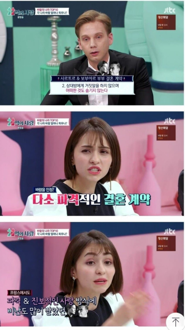 프랑스가 생각하는 불륜 ㄷㄷ