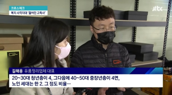 갈수록 늘어나고 있는 20대 고독사