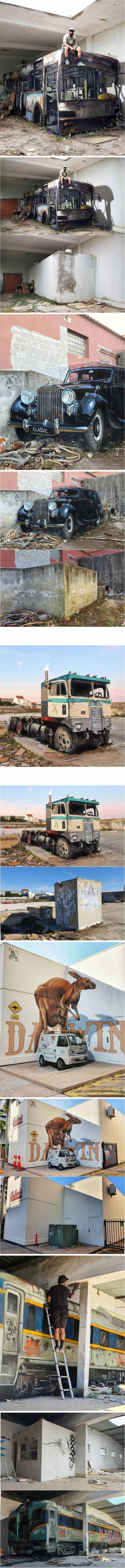 금손이 그린 신기한 벽화