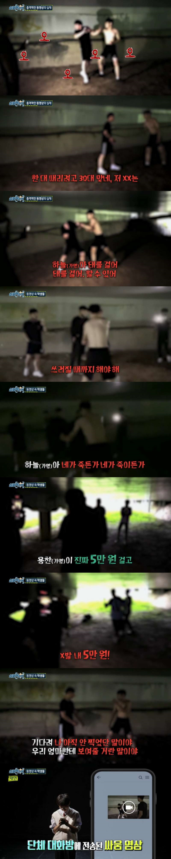 학폭이 없어지지 않는 이유