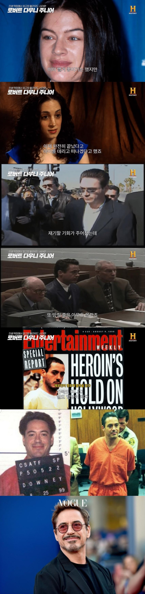 로버트 다우니 주니어 인생막장 시절