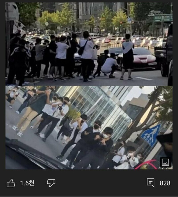 강남 도산도로에 있는 이상한 문화