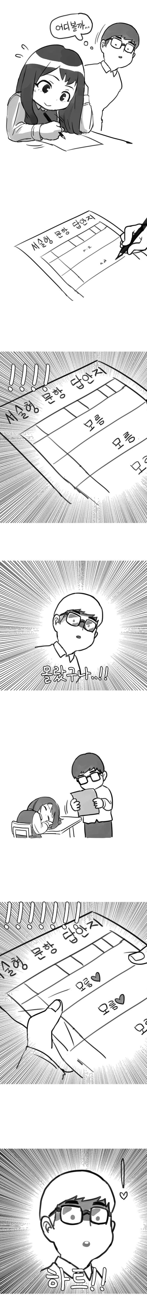 여고에서 근무하는 남자선생님 만화