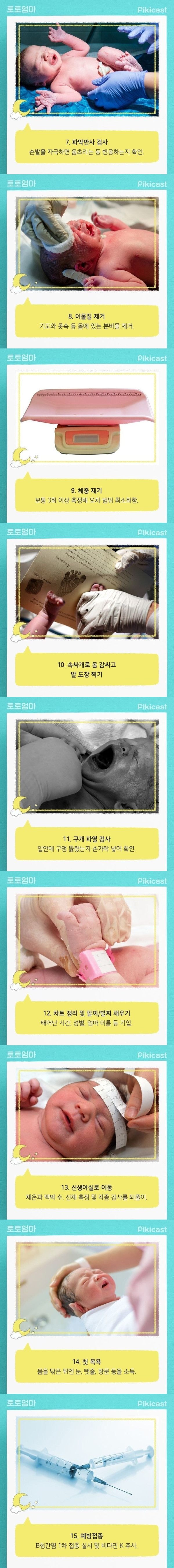 갓 세상에 나온 아이의 24시간
