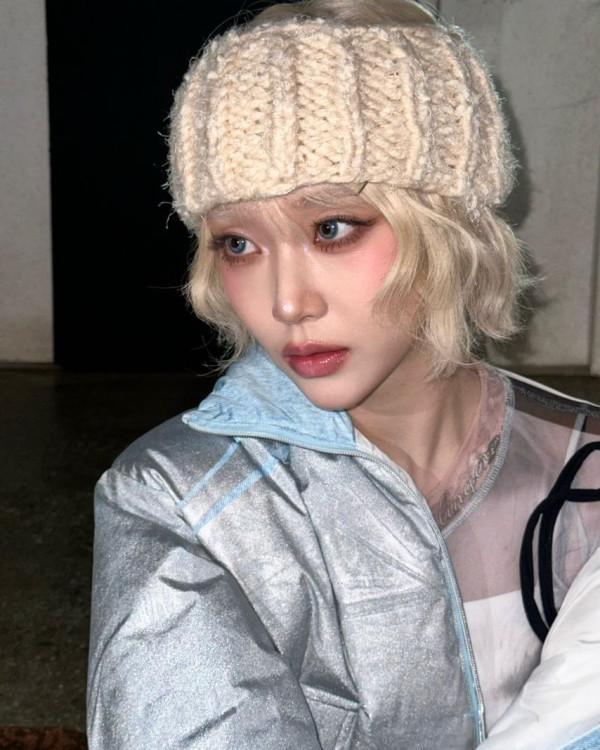 금발이 잘 어울리는 스테이씨 수민