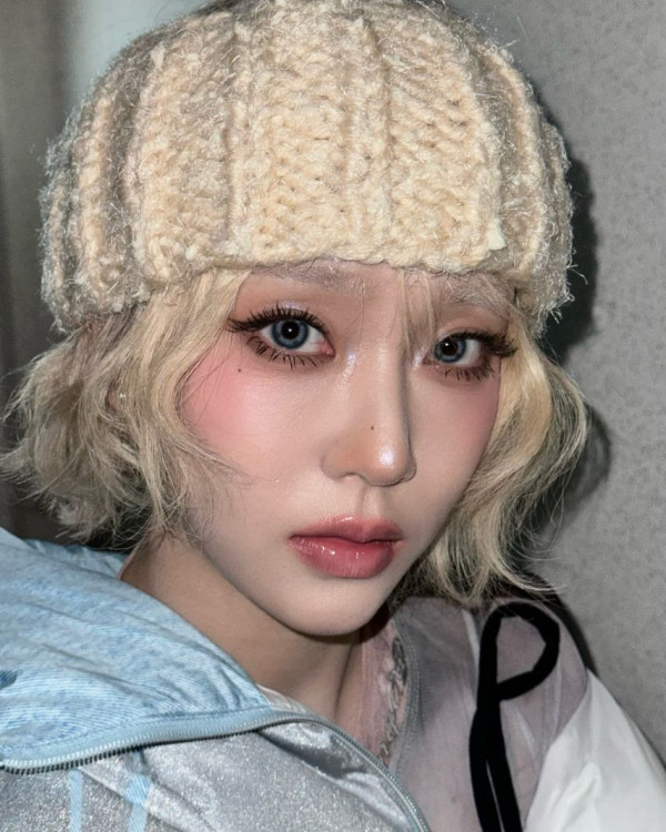 금발이 잘 어울리는 스테이씨 수민