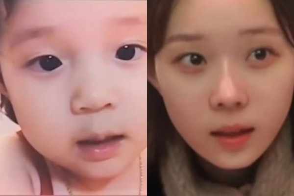 에스파 윈터 애기때 모습과 현재 모습