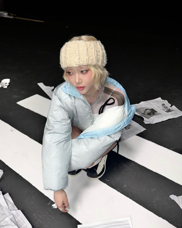 금발이 잘 어울리는 스테이씨 수민