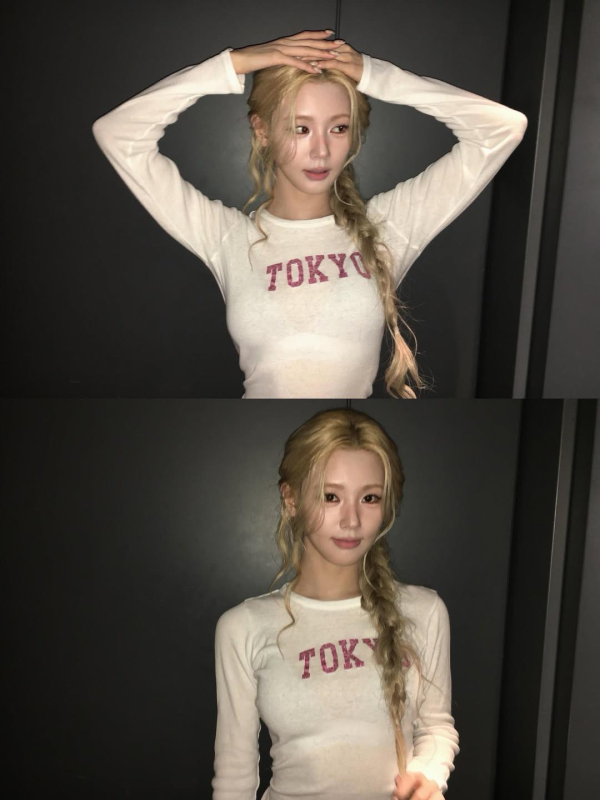 얇은 흰 티셔츠 아이들 미연