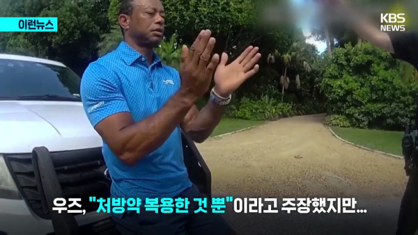 타이거우즈 근황