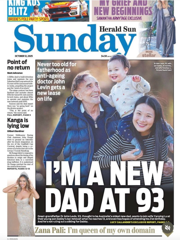 93살에 아빠가 된 호주남자