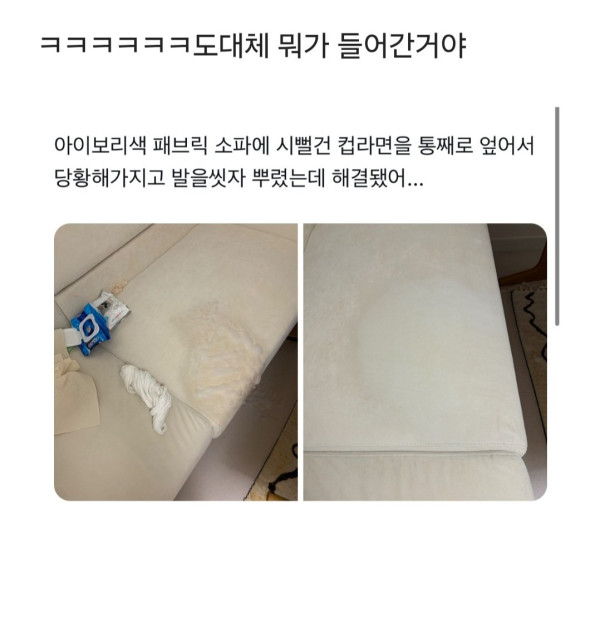 아무도 원래 목적으로 잘 쓰지않는 발샴푸
