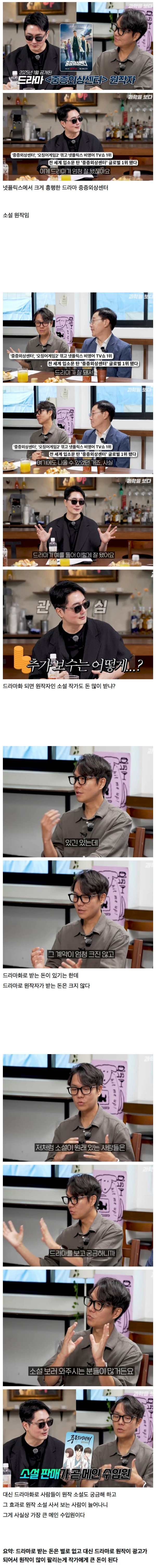 넷플릭스 드라마 원작자가 말하는 수익의 진실