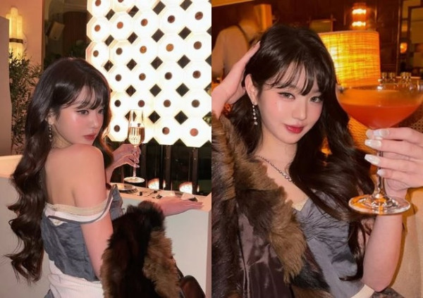 흘러내린 옷, 아이브 장원영