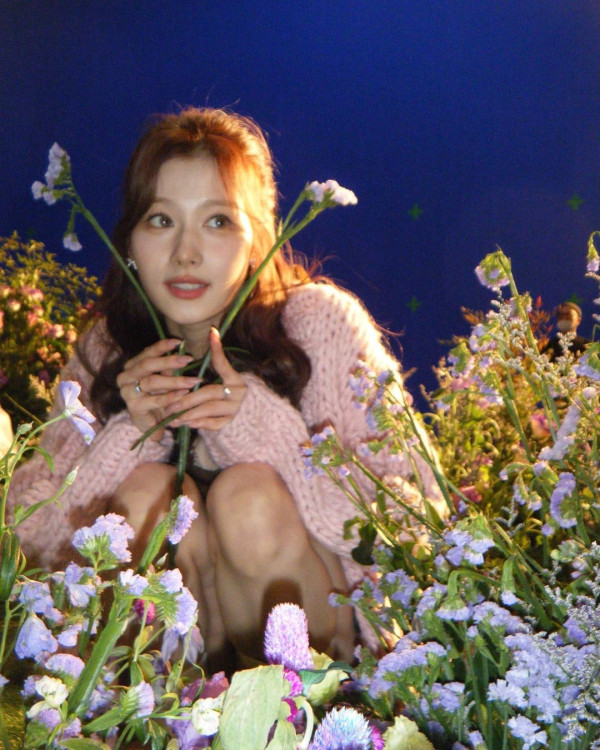 레이스 란제리 슬립 트와이스 사나